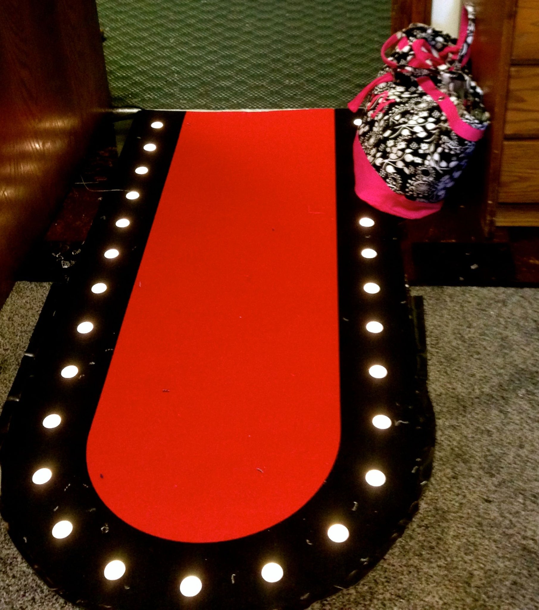 Ikea Vantad LED Red Carpet - (Missing Cord)